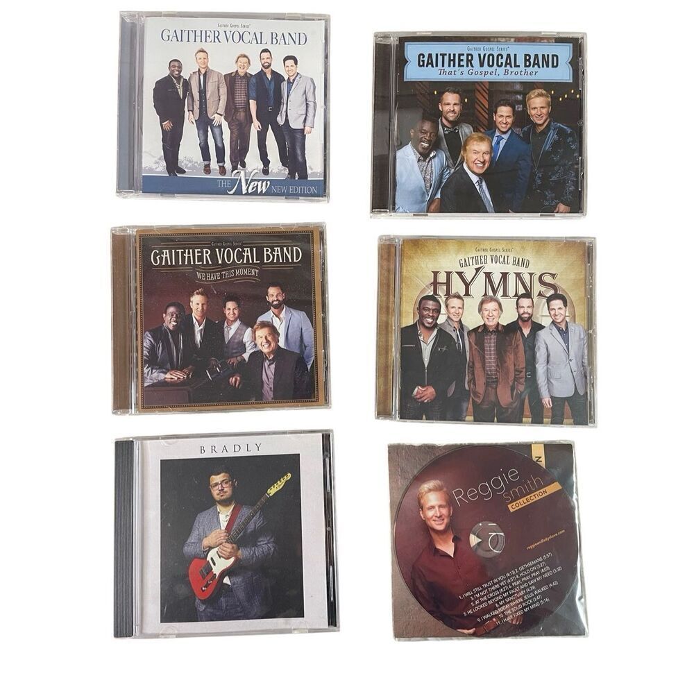 GAITHER VOCAL BAND Gospel CD’s Set of 4 2 Bonus Artist Cd’s Preowned